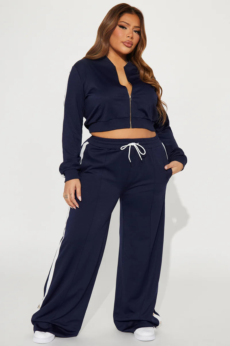 HANGING OUT LATER TRACK PANT SET