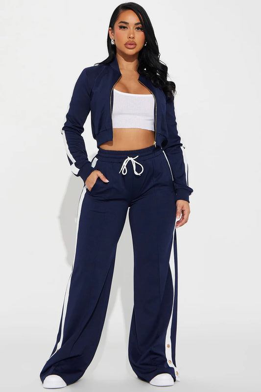 HANGING OUT LATER TRACK PANT SET