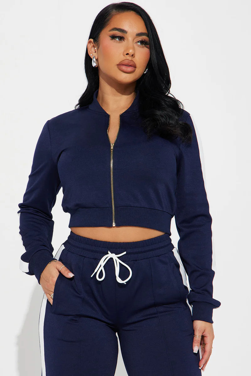 HANGING OUT LATER TRACK PANT SET