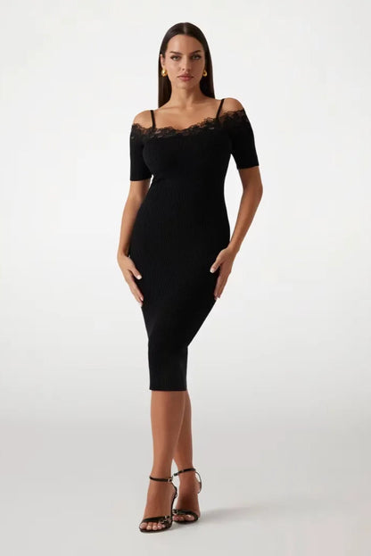 Fitted Knit Dress