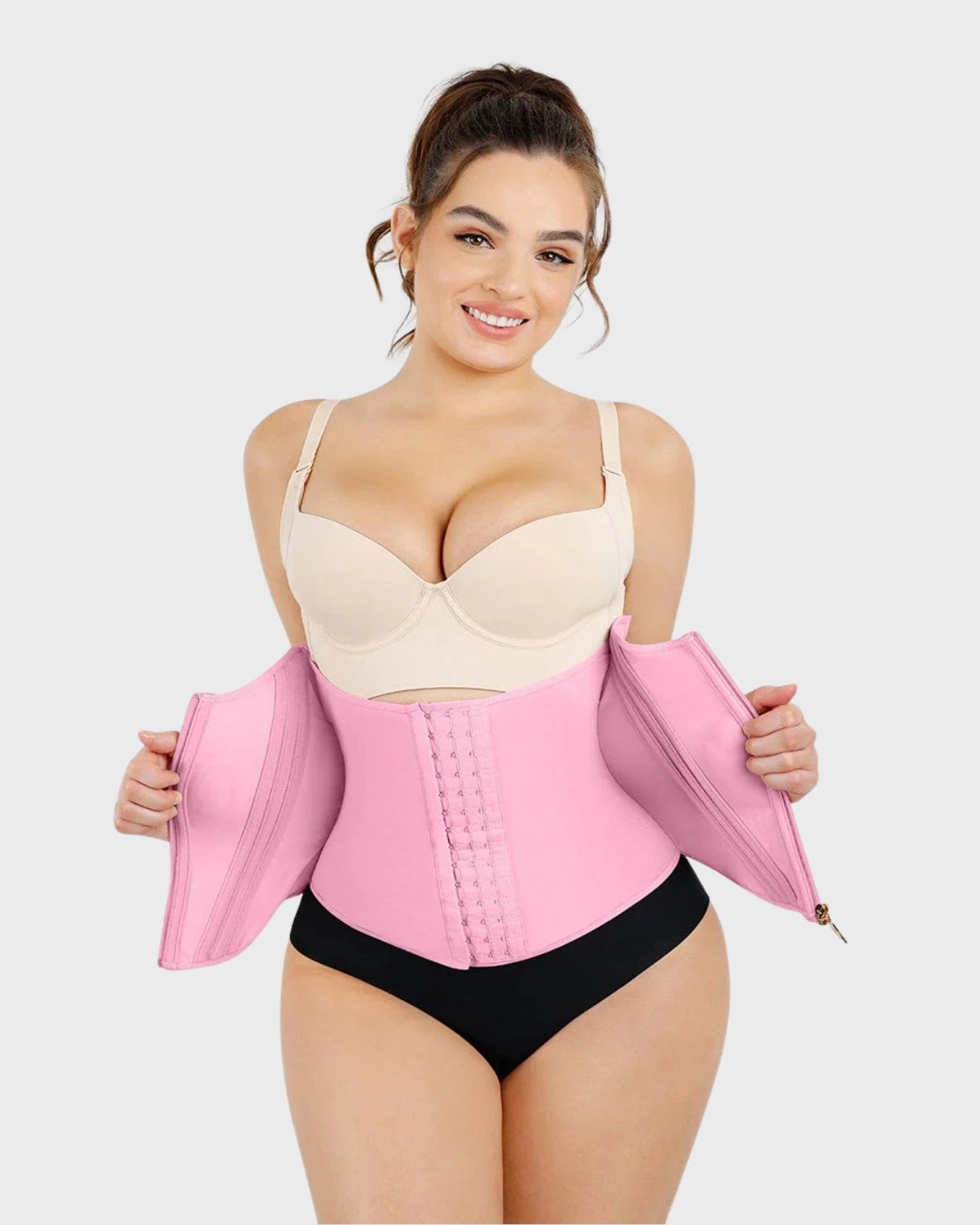 Faja moldeadora de cintura con cierre invisible