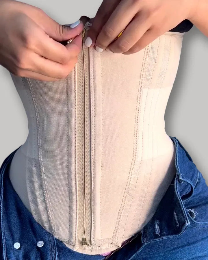 Faja moldeadora de cintura con cierre invisible
