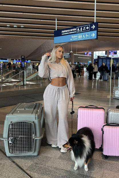 ON THE GO FLEECE PANT SET