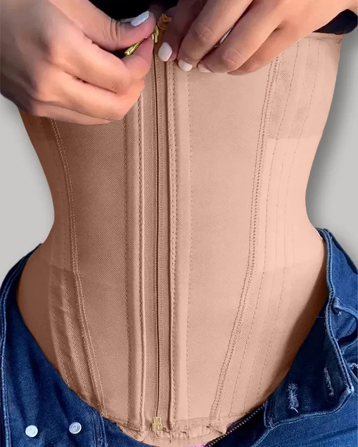 Faja moldeadora de cintura con cierre invisible